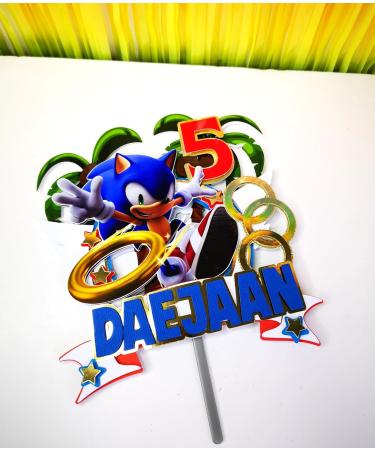Sonic themed cake topper - Buy Online on GoSupps.com