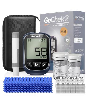 Vivachek Diabete Test Kit Blood Sugar Tester with Ketone and Hypo Warning NHS Approved 900 Memory Blood Glucose Monitor with Test Strips x 25 and Lancet x 25 -in mmol/L Ino X (25 strips) - Buy Online on GoSupps.com
