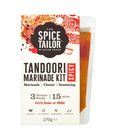 The Spice Tailor Marinade Kits Spicy Tandoori Marinade Kit 170 g Packet (Pack of 1)