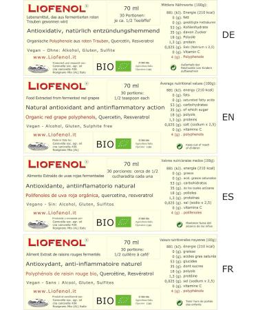 Canovella soc agr srl Liofenol 70 ml freezedried organic grapes - Buy Online on GoSupps.com