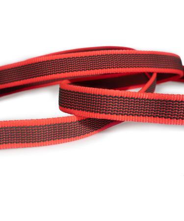 IDC Color & Gray Rubberized Leash - 20mm x 2m (Without Loop) | Durable Red-Grey Dog Leash for International Shipping - Buy Online on GoSupps.com