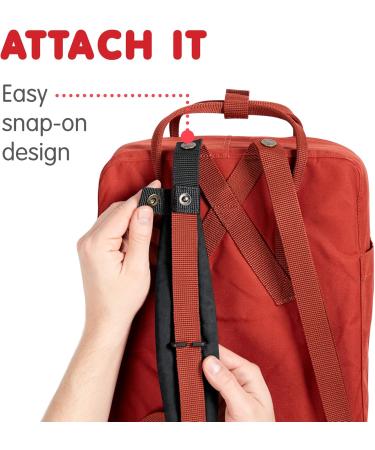 Fjallraven K nken Shoulder Pads - Unisex Accessory Bags & Backpacks for Adults - 32 cm Black | International Shipping Available - Buy Online on GoSupps.com