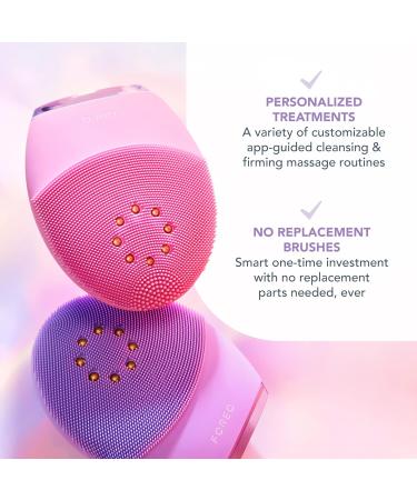FOREO LUNA 3 for Sensitive Skin - Silicone Facial Cleansing Brush and Anti-Aging Massager in Lavender - Buy Online on GoSupps.com