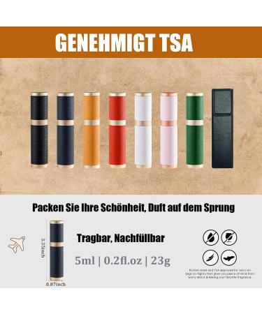 Travelofo Perfume Atomizer Refillable Empty 5 ml R-Red Leather Portable - Buy Online on GoSupps.com