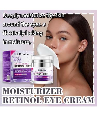 Retinol Eye Cream for Men & Women - Daily Hydrating Moisturizer for Dark Circles & Puffiness - Buy Online on GoSupps.com