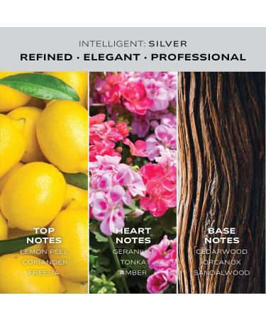 Intelligent Silver | Clean Collected and Sophisticated | Extrait de Parfum for Men | 3.4 Fl Oz (100 mL) - Buy Online on GoSupps.com