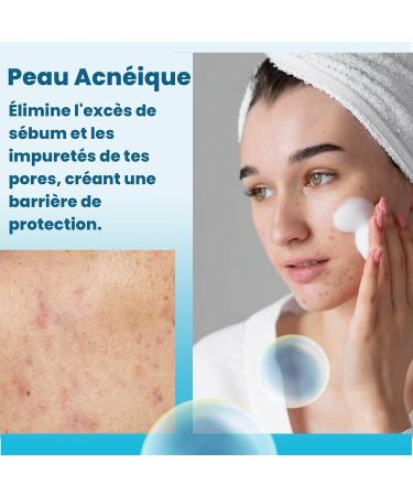 Bleu & Marine Bretania - Purifying Anti-Imperfections Gel 200ml | Face Cleanser | Hydro-Lipid Balance | Algae Organic Marula Aloe Vera (Pack of 1) - Buy Online on GoSupps.com