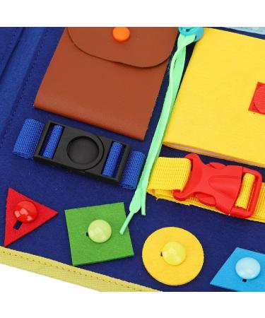 Dementia Fidget Blanket for Adults - Alzheimers Sensory Toy & Pad for Anxiety Relief Skill Improvement & Comfort - Buy Online on GoSupps.com