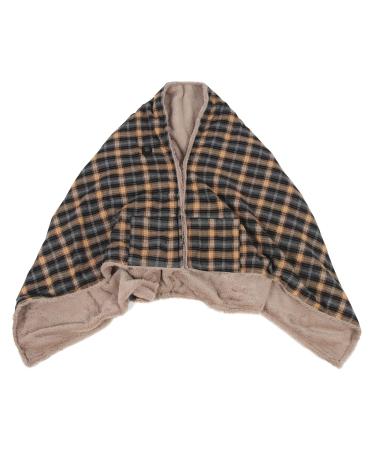 Boroco portable heating ceiling electrical scarf ceiling portable heated zipper wrap ceiling soft heated scarf overload made of flannel with adjustable temperature for camping outdoor
