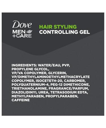 Dove Men+Care Hair Styling Control Gel 7 oz - Strong Hold & Shine | International Shipping Available - Buy Online on GoSupps.com