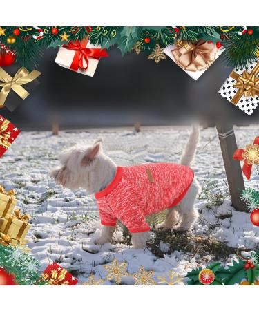 Buy HYLYUN 4-Piece Dog Sweater Set - Warm Soft Knit Clothing for Small & Medium Dogs & Cats - Comfortable Winter Wear in Bright Colors - Buy Online on GoSupps.com