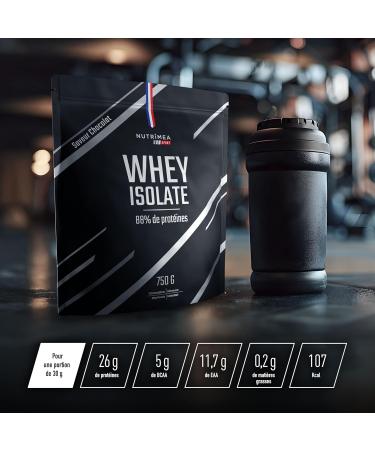  Laboratoires Nutrimea Whey Isolate - 88% Protein Low Sugar - Optimum Performance & Recovery - Whey Protein Isolate 100% Pure - Intense Chocolate Flavour - Nutrimea - Made in France - Buy Online on GoSupps.com