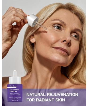 Bakuchiol Retinol Serum - Anti Aging Serum for Face & Eyes - Korean Skincare Retinol Alternative - Fine Lines & Wrinkles - Rejuvenation Facial Skin Care Booster - Bakuchiol Niacinamide Hyaluronic Acid 1 Fl Oz (Pack of 1) - Buy Online on GoSupps.com