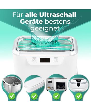 Qindoo 3L Dental Ultrasound Cleaner Concentrate | Best Ultrasonic Cleaner for Dentures & Tooth Rail Cleaning - Buy Online on GoSupps.com