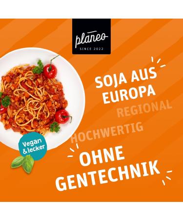 Planeo Soy Granulate 2kg - Vegan Meat Substitute Non-GMO Soybean Alternative for Bolognese & Sauces - International Shipping Available - Buy Online on GoSupps.com