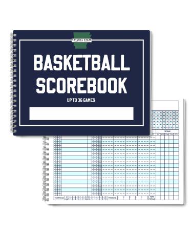 Basketball Scorebook for 36 Games | 8.5 In x 11 In Basketball Playbook w/ Wire Binding | League, High School, or Middle School Basketball Score Book for Coaches | Basketball Stats Book Made in the USA - Buy Online on GoSupps.com