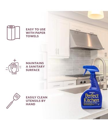 Hope's Perfect Kitchen Cleaner 32-Ounce Multi-Purpose Kitchen Cleaning Spray No-Residue Formula Cuts Through Grease Fast Cleanup Safe for Home Use - Buy Online on GoSupps.com