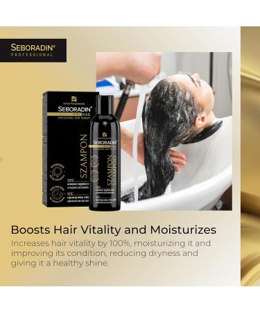 Lara Edyta Pawlu kiewicz SEBORADIN Shampoo for Weak Thin Hair with a Tendency to Hair Loss for Women AntiAging Hair Therapy 200 ml - Buy Online on GoSupps.com