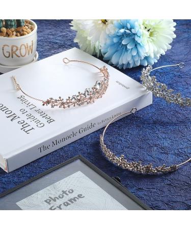 3-Piece Rhinestone Crystal Tiaras Set for Women - Perfect for Wedding, Prom, Birthday Parties - Buy Online on GoSupps.com