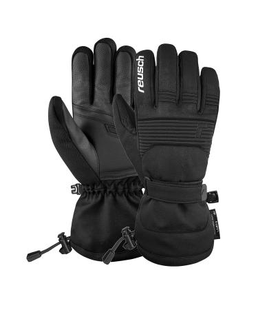 Reusch Unisex-adult crosby R-Tex XT with waterproof membrane pleasantly warm ski gloves sports gloves snow dealers winter gloves 7700 black 10.5