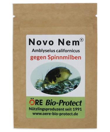 Novo Nem Ambly.Calif.500 predatory mites - scattered goods for 5-10 plants against spider mites on ornamental plants vegetables and crops 500 pieces