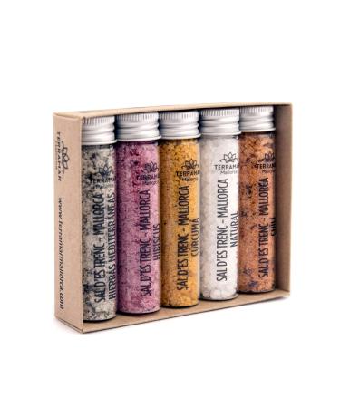 TERRAMAR TERRAMAR Malorca Gourmet Sea Salt Set of 5 from Mallorca - Perfect Salt Gift Box (5 x 20g)