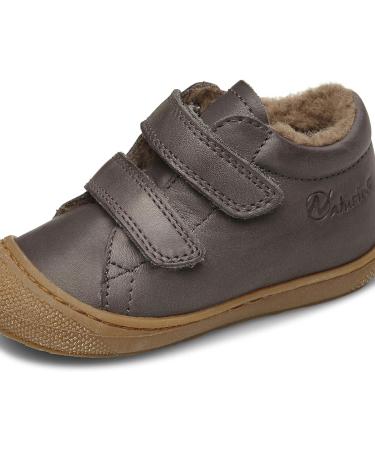 Naturino Cocoon VL Leather First Steps Shoes - 4 UK Grey - Buy Online on GoSupps.com