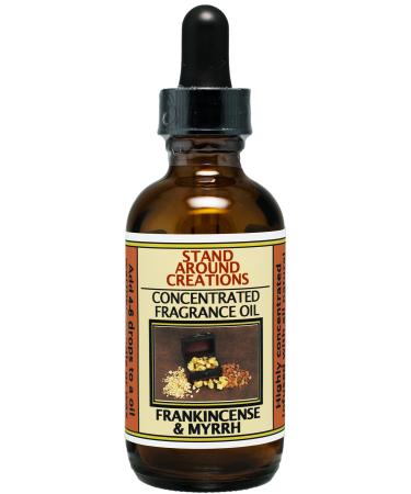 Concentrated Fragrance Oil - Frankincense and Myrrh: A Irresistible Blend of Bergamot Patchouli Sandalwood Myrrh Essential Oils. (2 fl.oz.)