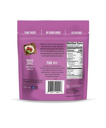 Doctor In The Kitchen Flackers Organic Flax Seed Crackers Cinnamon & Currants 5 Ounce - (089361002046) | Pack of 1 - Buy Online on GoSupps.com