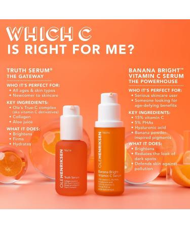 OLEHENRIKSEN Truth Serum - Hydrating Vitamin C Serum 1.0 oz | Brighten & Moisturize | International Shipping Available - Buy Online on GoSupps.com