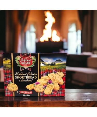 Highland Specialty Traditional Scottish Shortbread Cookies 500g Box Assorted Shapes (1) - Buy Online on GoSupps.com