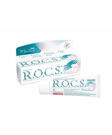 Remineralizing and Whitening Gel R.O.C.S. Medical Minerals Fruit Gel/ROCS - Caries Prevention Improved Enamel Color Tooth Sensitivity Teeth remineralization.