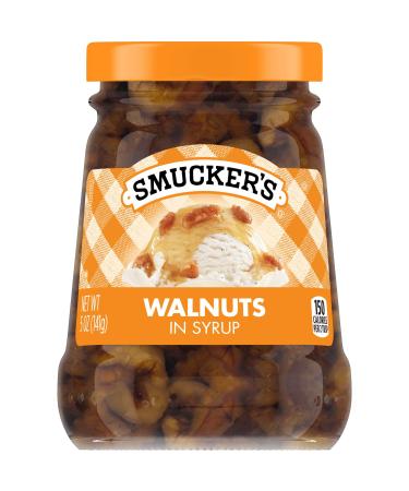 Smucker's Walnuts in Syrup Topping, 5 Ounces (Pack of 6)