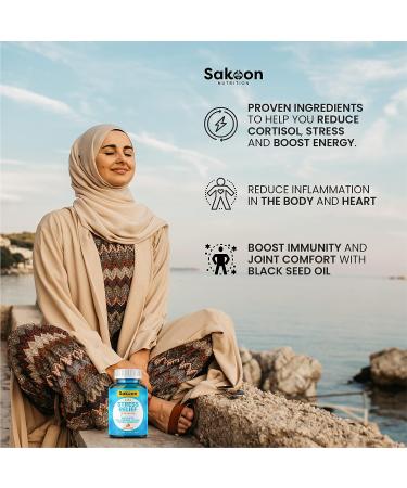 6-in-1 Stress Relief Gummies 60ct with Ashwagandha, GABA, and L-theanine for Relaxation and Improved Sleep - Immunity and Wellness Support - Buy Online on GoSupps.com
