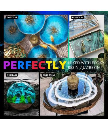 36 Colors Mica Powder for Epoxy Resin - Natural Pigment Dye for Lip Gloss, Soap, Paint & More - Buy Online on GoSupps.com