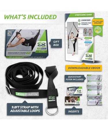 EverStretch Leg Stretcher LITE - Over The Door Flexibility Trainer for Ballet, Dance, Martial Arts | Portable Stretching Equipment for Cheerleading & Gymnastics - Buy Online on GoSupps.com