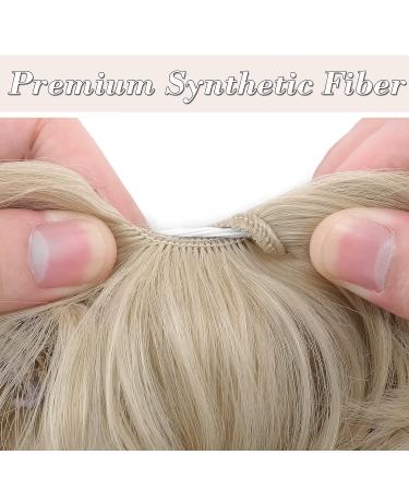 Silk-Co Hair Part with Rubber Band Wavy Soft Dutt Hair Extensions for Messy Bun Updos | 45g Thickening Hair Accessories - Buy Online on GoSupps.com