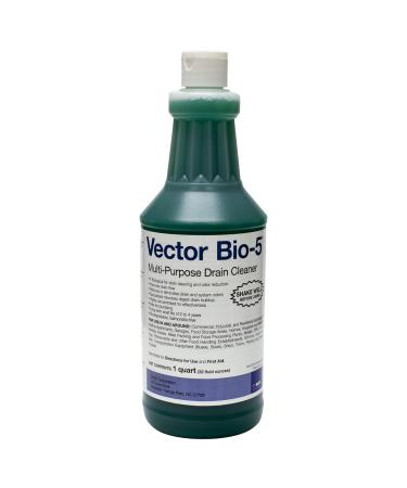 Vector Bio-5 Multi-Purpose Drain Cleaner 32 oz - Eco-Friendly & Effective International Shipping - Buy Online on GoSupps.com