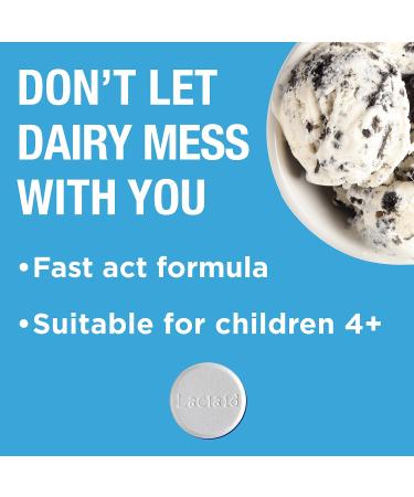 Lactaid Fast Act Lactose Intolerance Relief Caplets with Lactase Enzyme 96 Count & Fast Act Lactose Intolerance Chewables with Lactase Enzymes Vanilla 60 Count (Pack of 1) - Buy Online on GoSupps.com