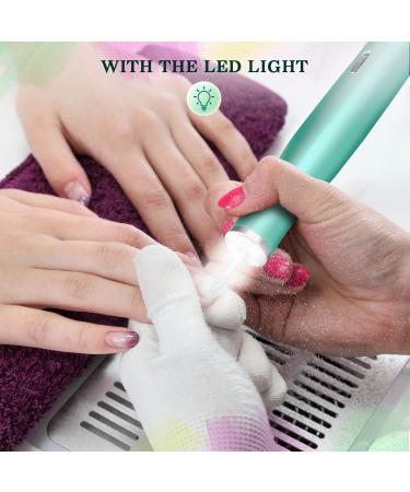 Zoccee 11-in-1 Electric Nail Cutter with Filing Light - Professional 22000 RPM Manicure Set for Gel & Acrylic Nails | International Shipping Available - Buy Online on GoSupps.com