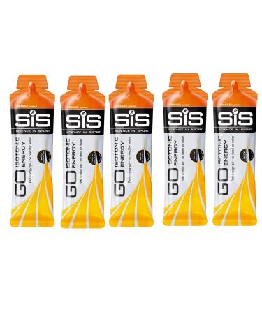 SIS Go Isotonic Energy Gel 60ml (Orange 5 x Sachets) Orange 5 x Sachets