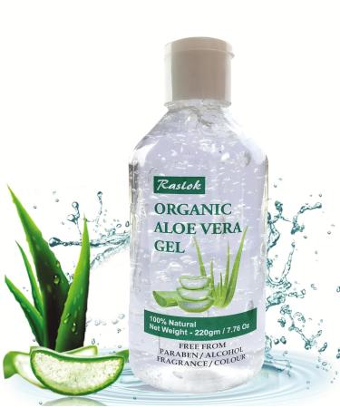 Raslok Mustard Oil 100% Pure & Natural Cold Pressed (8 Fl OZ) Aloe Vera Gel 100% Pure & Natural (7.76 OZ) Nourishing for Hair Skin & Massage Moisturizing & Hydrating Combo - Buy Online on GoSupps.com