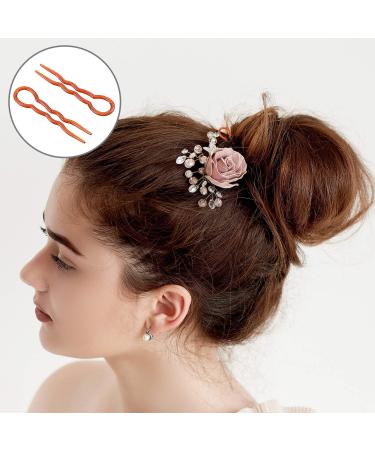 48 Pieces Plastic U Shaped Hair Pins Lady Style Grip Hair Pins Fast Spiral Hair Grip for Women Girls Hairstyle Accessories - Buy Online on GoSupps.com
