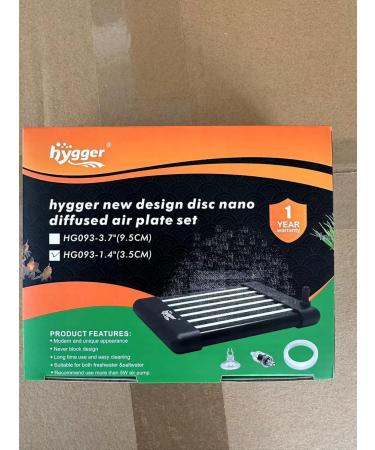 Buy Hygger Aquarium Air Stones - Quiet Oxygen Diffuser Set for Air Pump Ideal for Aquariums & Hydroponics - Buy Online on GoSupps.com