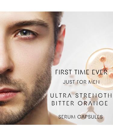 Buy TURBINNE Ultra Strength Bitter Orange Serum Capsules for Men - Anti-Aging Skin Tightening Acne Reduction & Dark Spot Treatment - Shop Internationally - Buy Online on GoSupps.com