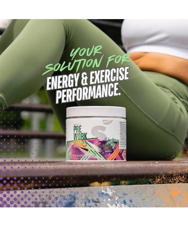Shop Sante Pre Workout Plus Preworkout Energy Powder 150mg Caffeine Citrulline Beta Alanine Sports Drink Supplement for Men and Women 50 servings - Rainbow Sorbet - Buy Online on GoSupps.com
