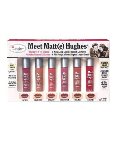 Buy theBalm Meet Matte Hughes Set of 6 Mini Long-Lasting Liquid Lipsticks - Volume 2 | International Shipping Available - Buy Online on GoSupps.com