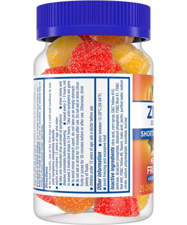 Zicam Cold Remedy Medicated Fruit Drops - Assorted Fruit, 25 Drops | Relief from Cold Symptoms - Buy Online on GoSupps.com