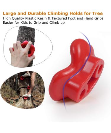 SSBRIGHT Tree Climbers Set - 15 Kids' Outdoor Climbing Holds with 6 Ratchet Straps - Buy Online on GoSupps.com