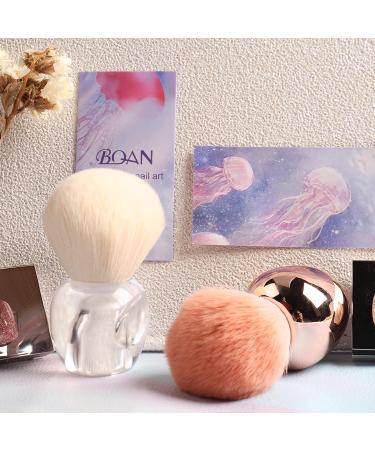 BQAN Nail Dust Brush Nail Art Dust Powder Remover Brush Nail Arts Dust Cleaner Brush Soft Kabuki Cleaner Brush for Makeup or Acrylic UV Gel Nail Arts (Transparent) 2.Transparent - Buy Online on GoSupps.com